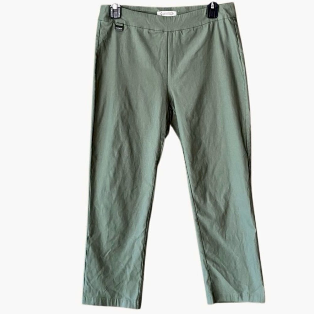 Nanette Lepore Pull On Capris Pants in Olive Green Women’s S